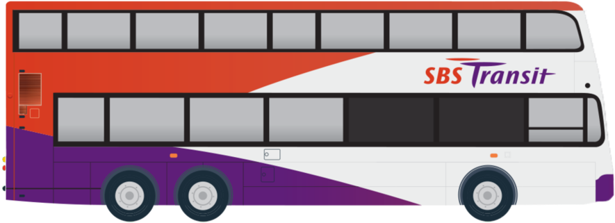 Bus Cartoon Clipart - Sbs Bus Clipart - Png Download (899x389), Png Download