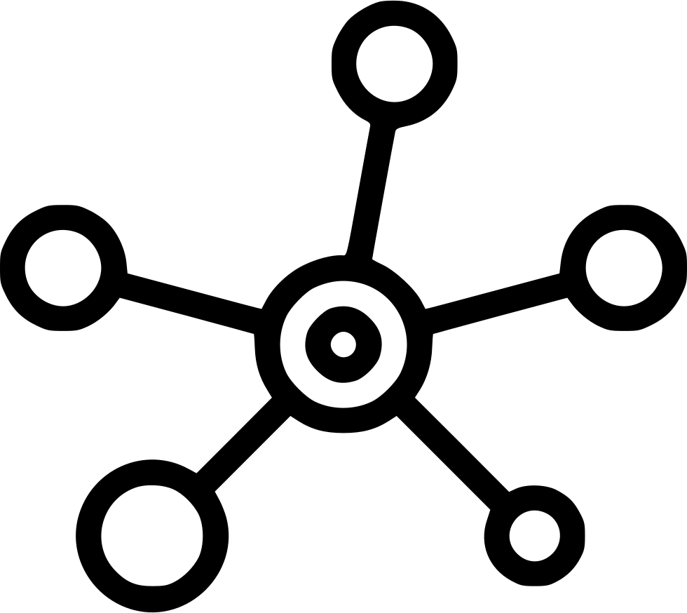 Science Research Connect Mole Atom - Science Vector Image Png Clipart (980x874), Png Download