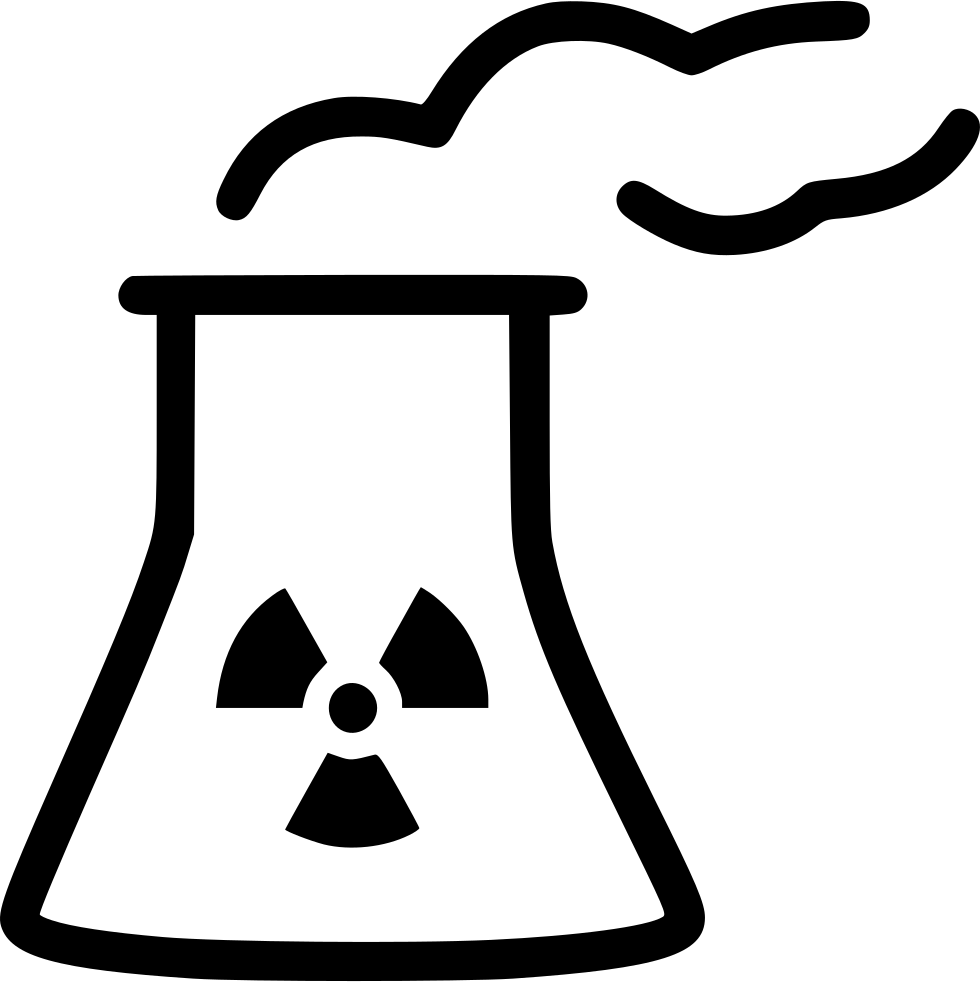 Nuclear Power Plant - Nuclear Power Plant Icon Clipart (980x982), Png Download