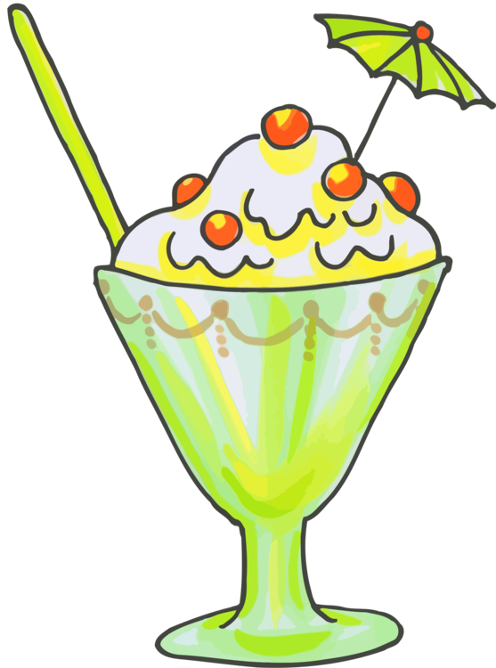 Non Alcoholic Beverage,line Art,martini Glass - Gelas Ice Cream Clipart - Png Download (557x750), Png Download
