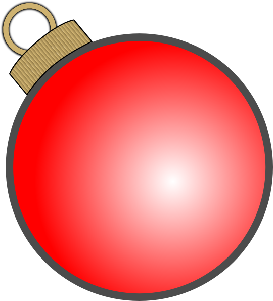 Christmas Ball Ornament Clip Art At Clker - Christmas Ball Ornament Clipart - Png Download (540x595), Png Download