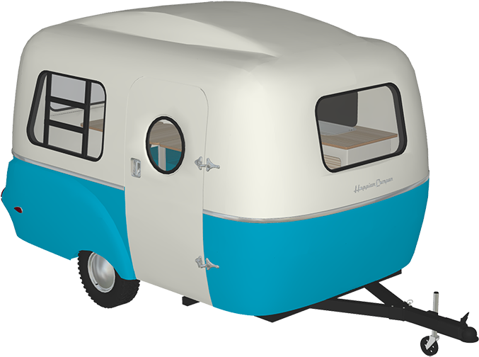 Happier Camper, Inc - Caravan Clipart (700x516), Png Download