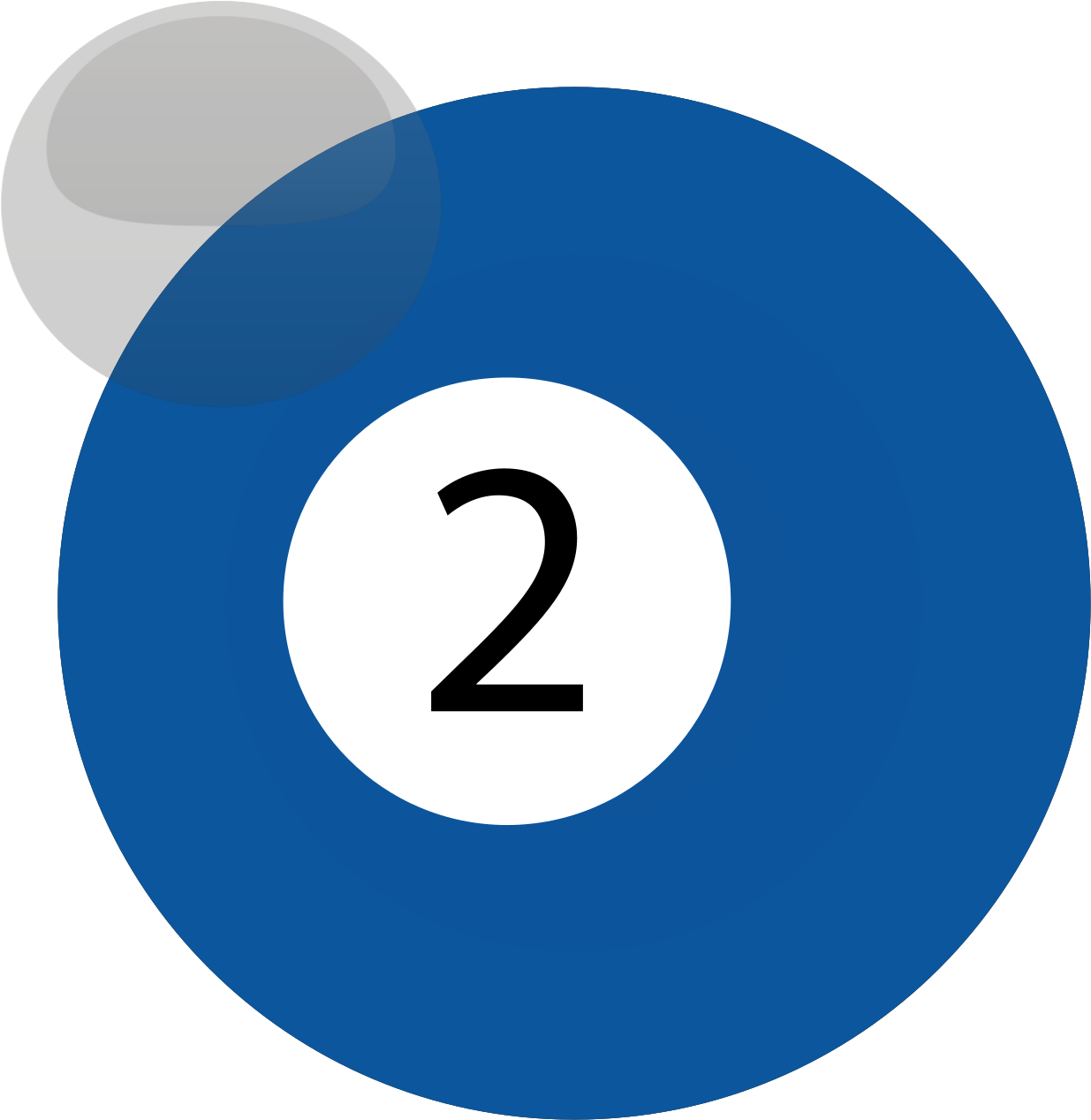 Blue Cristal Ball Svg Clip Arts - Black Circle - Png Download (1600x1600), Png Download