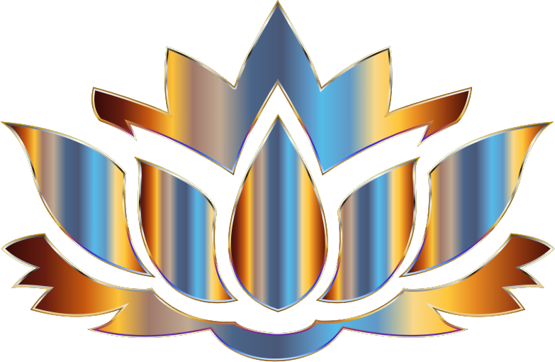 Transparent Flower Silhouette Png - Lotus Flower Logo Png Clipart (783x510), Png Download