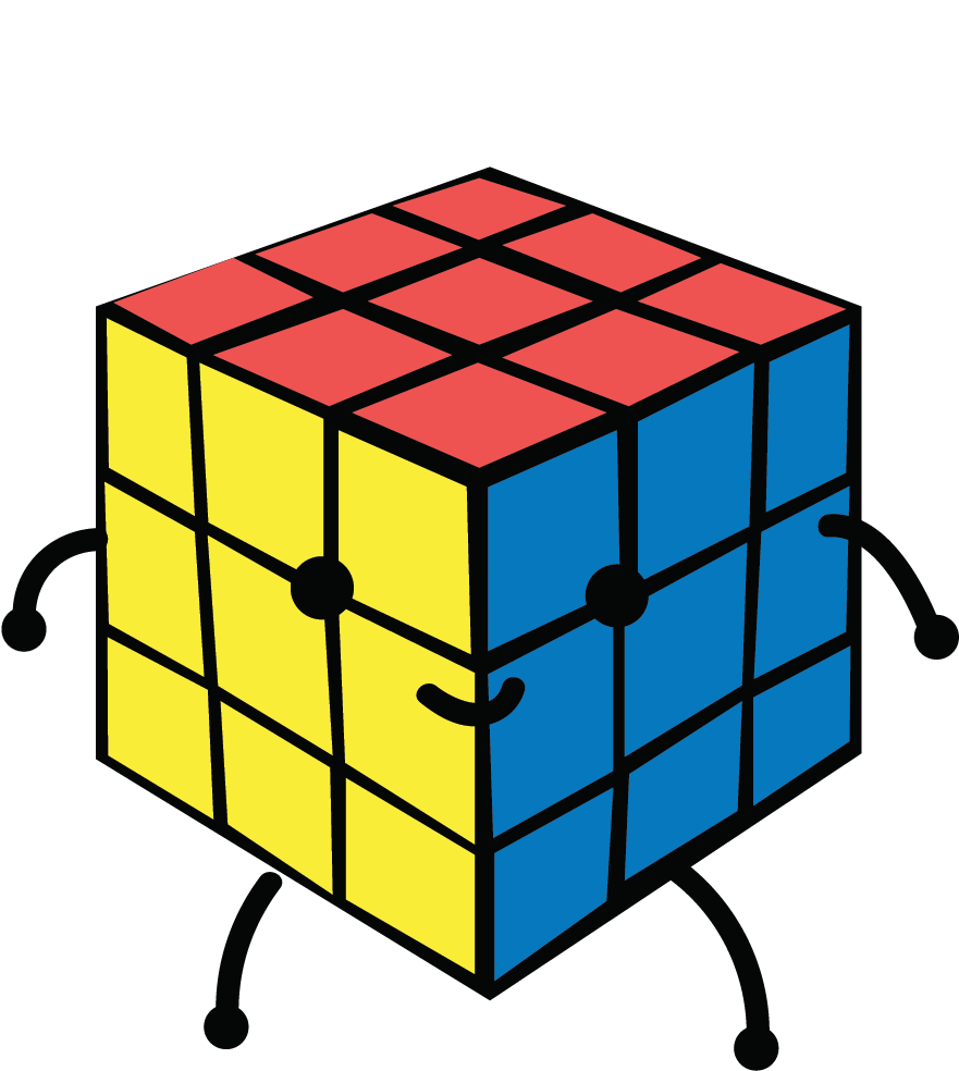 Clip Art Rubik's Cube Drawing - Png Download (1097x1127), Png Download