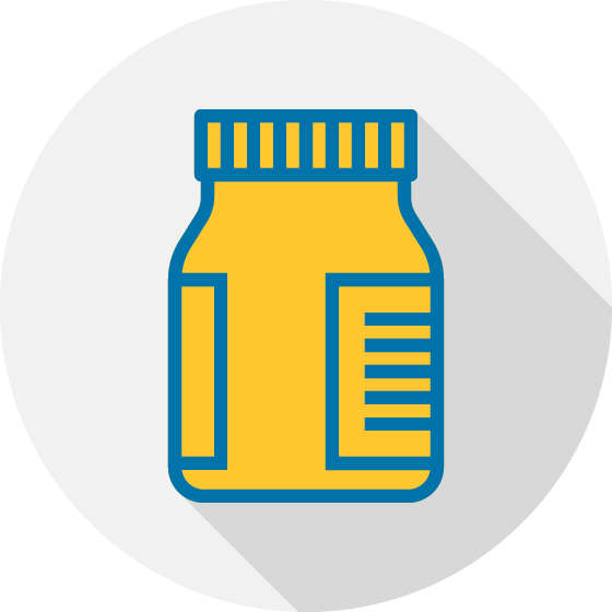 Chemical Bottle - Pharmaceutical Drug Clipart (560x560), Png Download