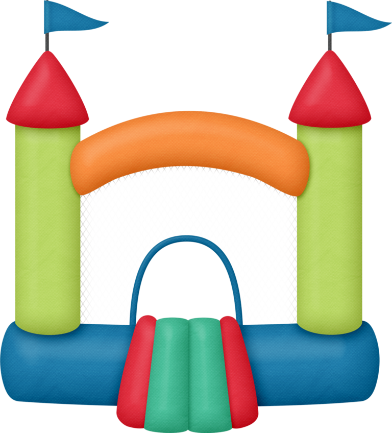 Clipart Bounce House Logo - Png Download (768x848), Png Download