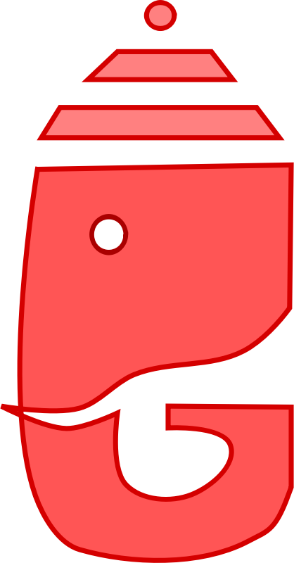 Clipart Lords - Photo - G Letter Lord Ganesha - Png Download (418x800), Png Download