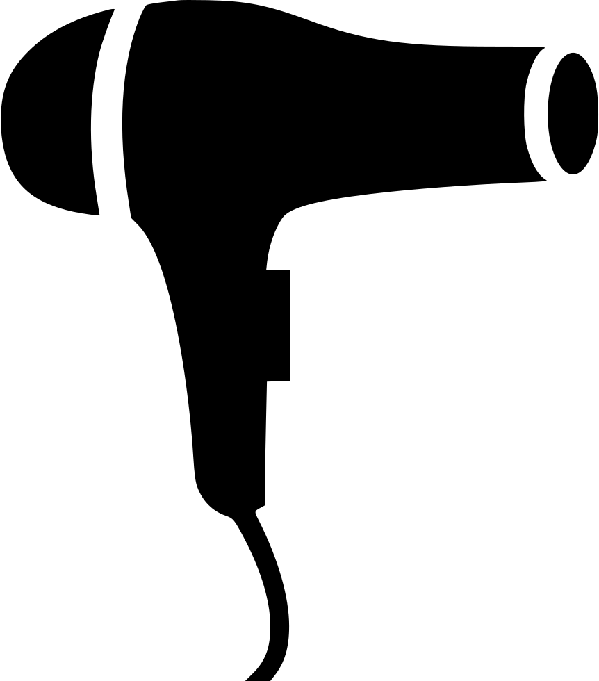 Blower Hair Dryer Svg Png Icon Free Download - Icon Hair Dryer Png Clipart (862x980), Png Download