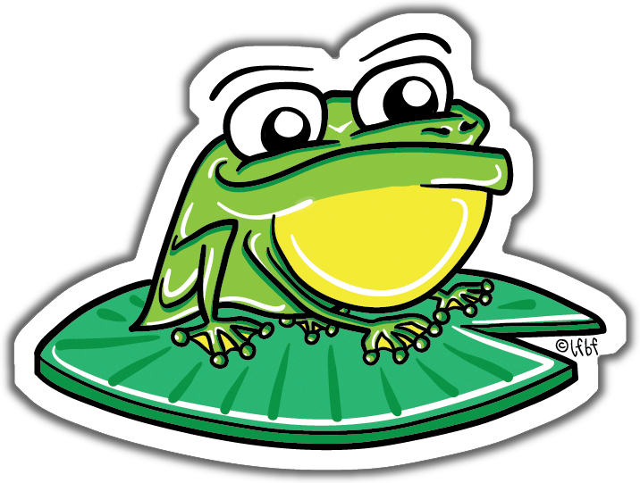 Image Of Frog Magnet Clipart (716x541), Png Download