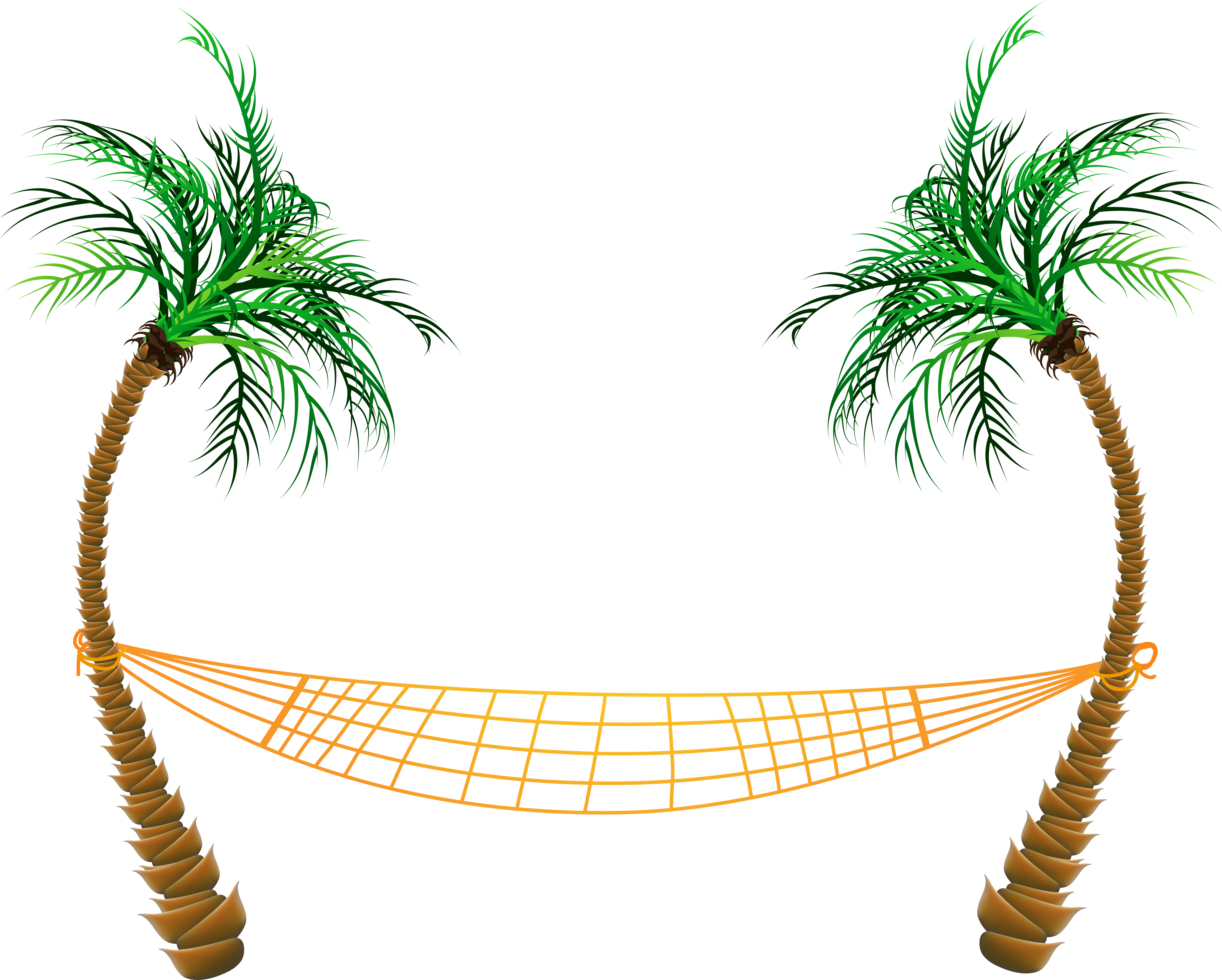 Beach Chair And Umbrella Png Clip Art Transparent Imageu200b - Transparent Backgrounds Palm Trees (6239x5003), Png Download