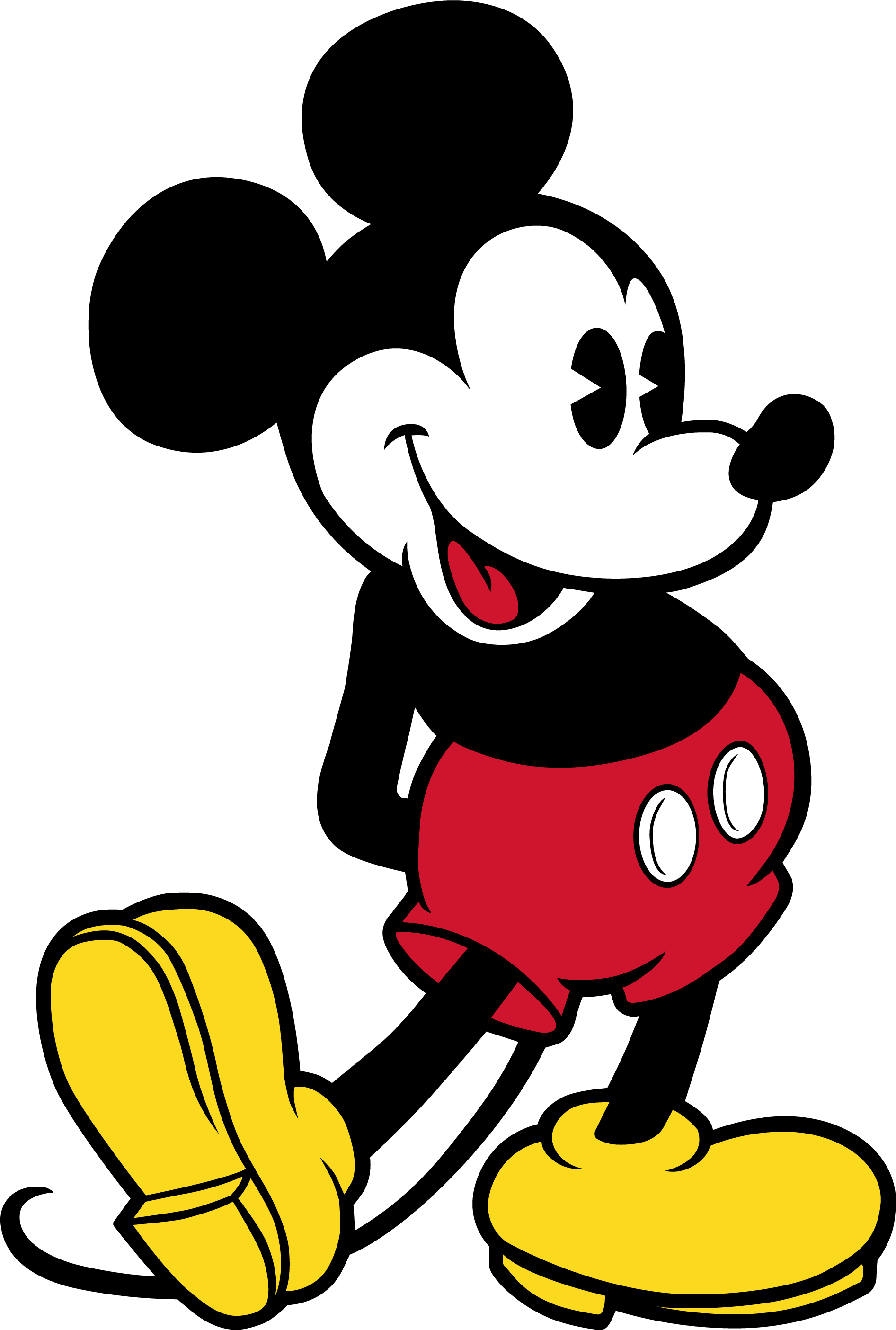 Mickey Mouse Clipart (2000x3500), Png Download