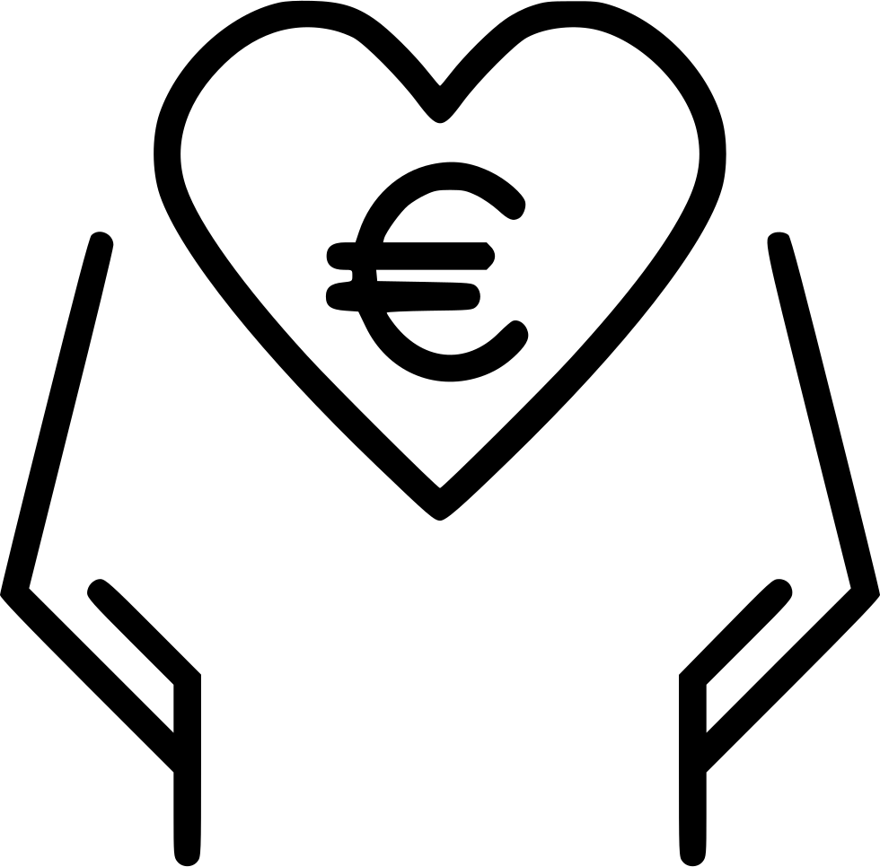 Donation Charity Trust Love Eruo Care Donate - Donation Clipart (980x966), Png Download