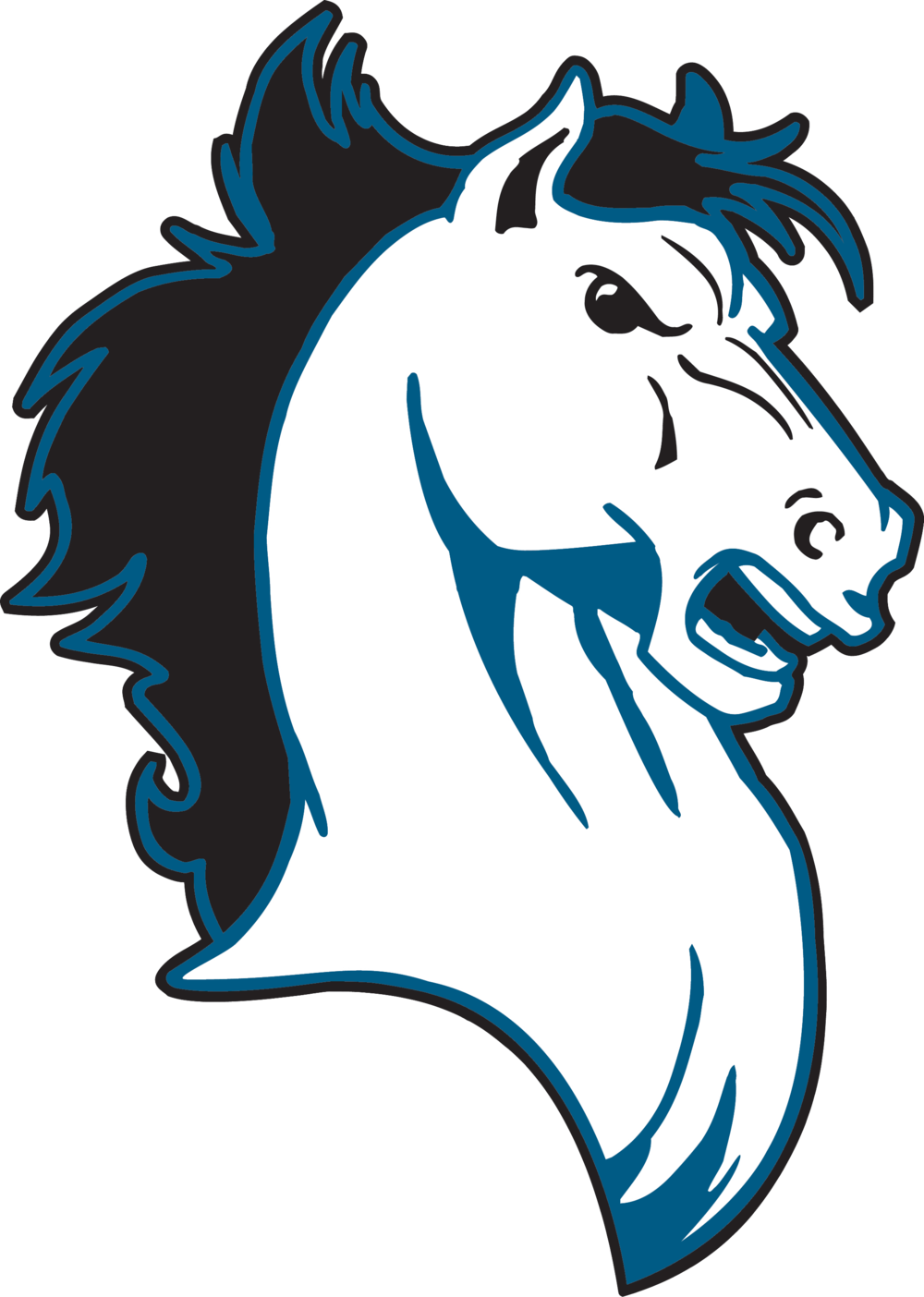 Maverickshorseheadps Trans - Clipart Mustang Horse Png Transparent Png (1000x1404), Png Download