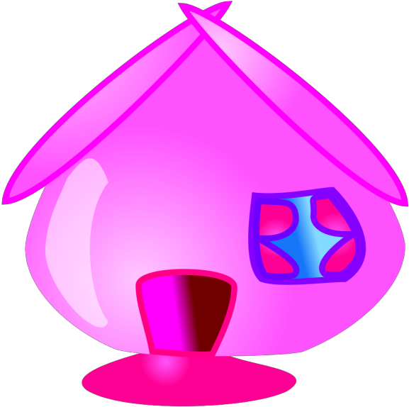 Hot Pink Home Icon Png Clip Art Transparent Png (600x600), Png Download