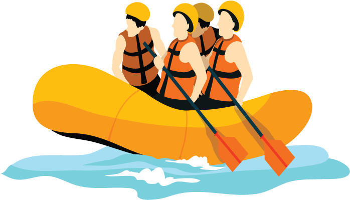 Intro-rafting - 국내 해양 레저 관광 이용객 Clipart (768x664), Png Download