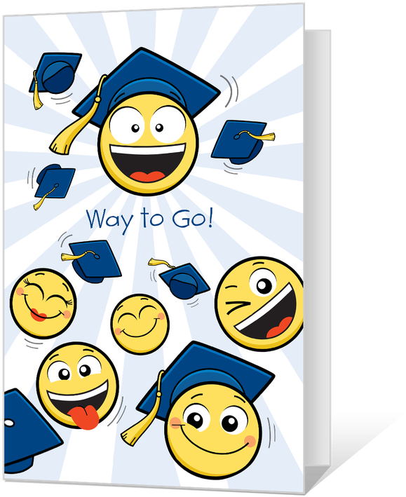 Way To Go, Grad Printable - Portable Network Graphics Clipart (950x760), Png Download