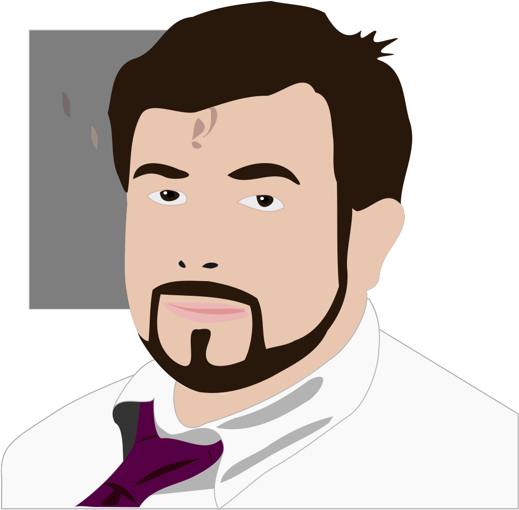 Male Avatar Svg Clip Arts - Beard Father Clipart - Png Download (1024x1024), Png Download