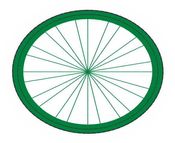 Lightweight Wheels Clipart (600x513), Png Download