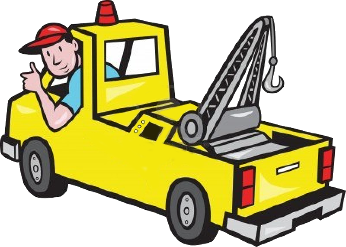 Wrecker Truck Clipart - Tow Truck Clip Art - Png Download (1200x855), Png Download