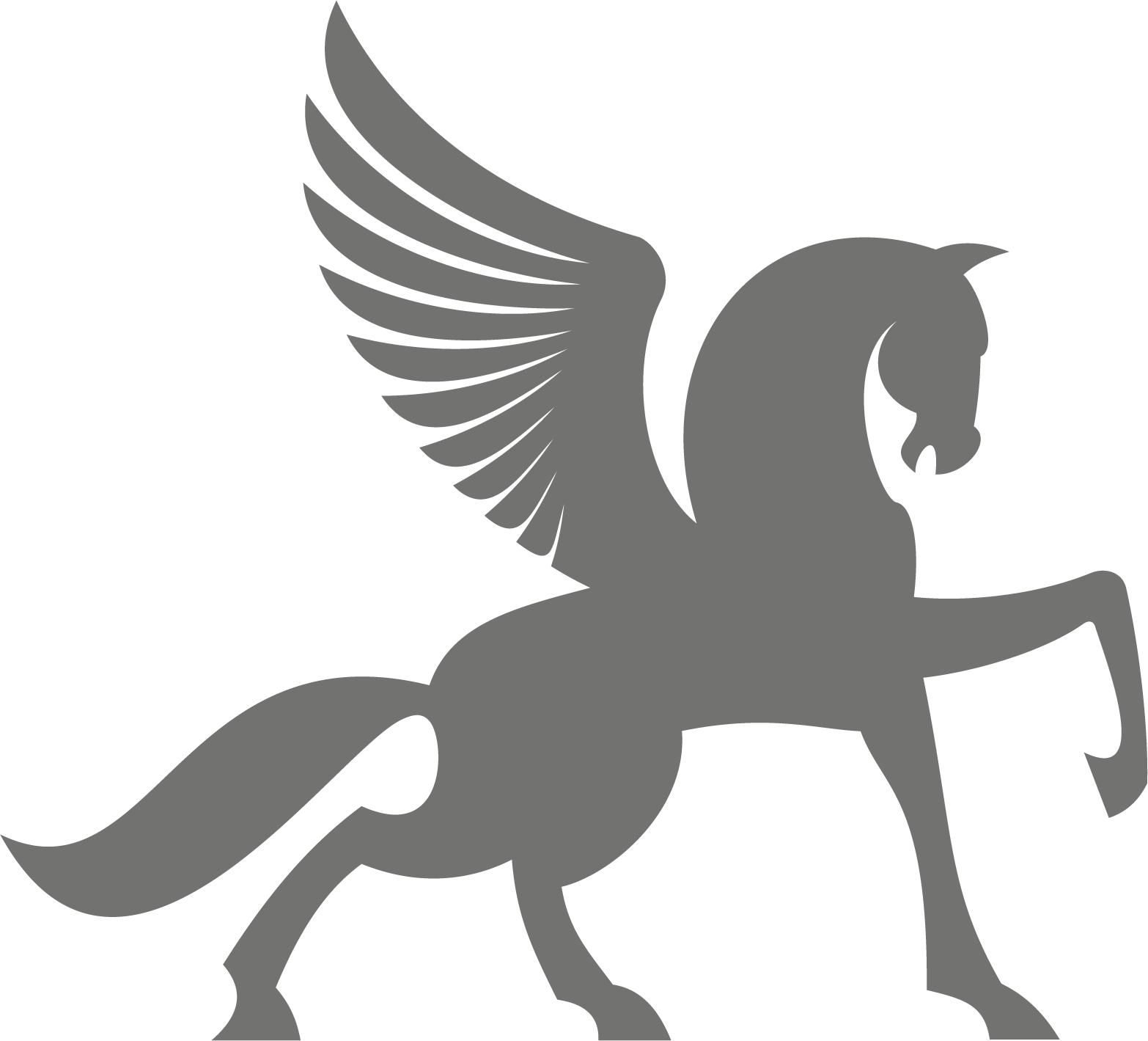 Pegasus Fire And Security - Pegasus Icon Clipart (1566x1419), Png Download