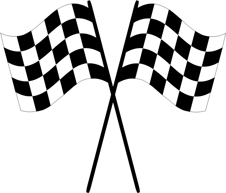 Race Checkered Flag Transparent & Png Clipart Free - Transparent Background Race Flag Png (800x686), Png Download
