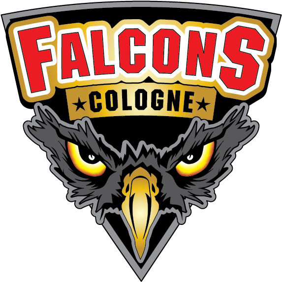 Assindia League German Falcons Football Cardinals Cologne - Cologne Falcons Clipart (572x579), Png Download