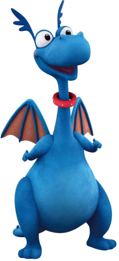 Dragon De La Doctora Juguetes Clipart (400x864), Png Download