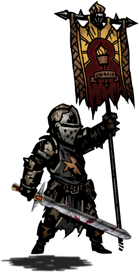 Knights Clipart Crusader - Darkest Dungeon Crusader - Png Download (534x1039), Png Download