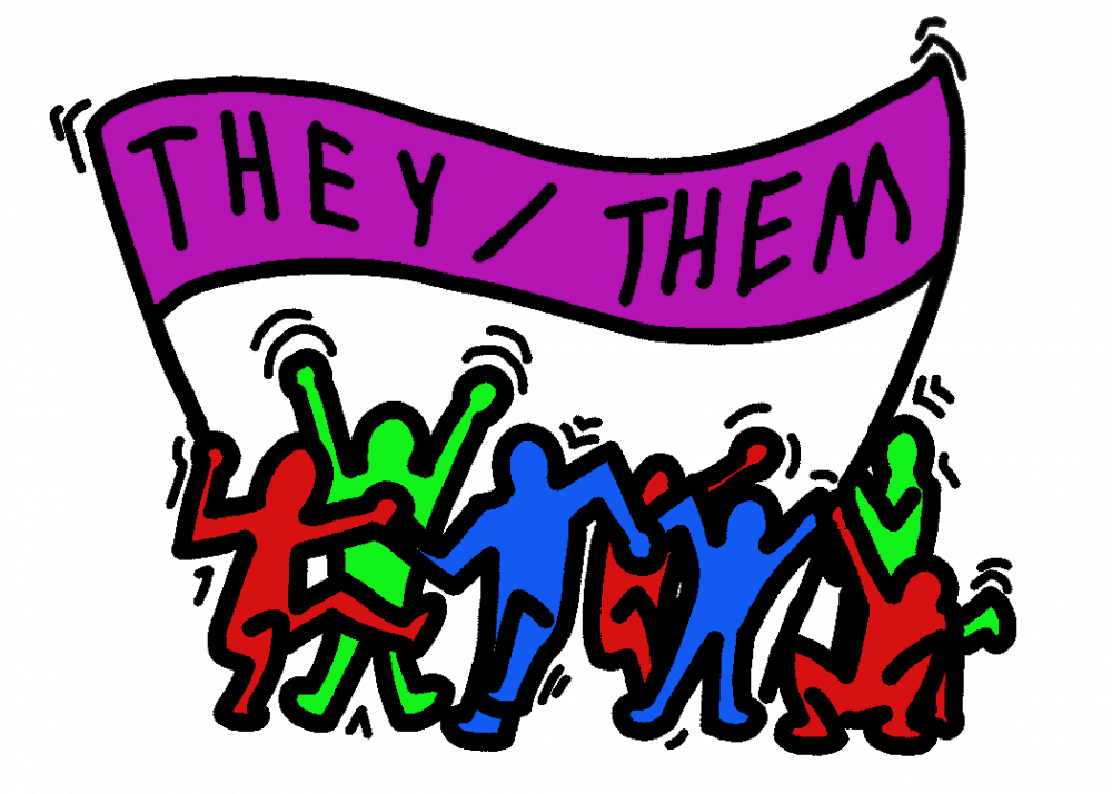 Nonbinary Clipart (1000x714), Png Download