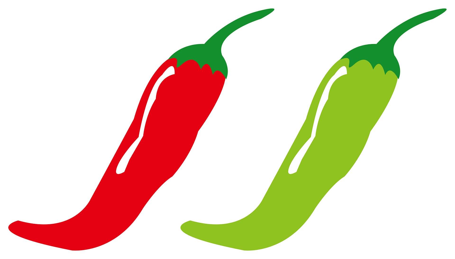 Chili Pepper Clipart - Red And Green Chili Png Transparent Png (800x456), Png Download