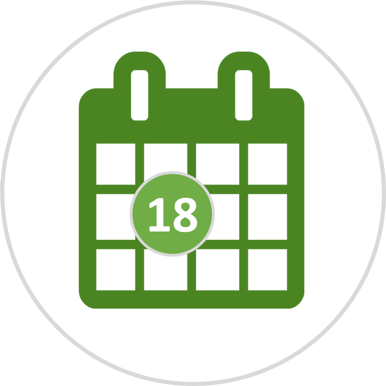 Want Clipart Tax Day - Black Calendar Icon Png Transparent Png (1227x1227), Png Download