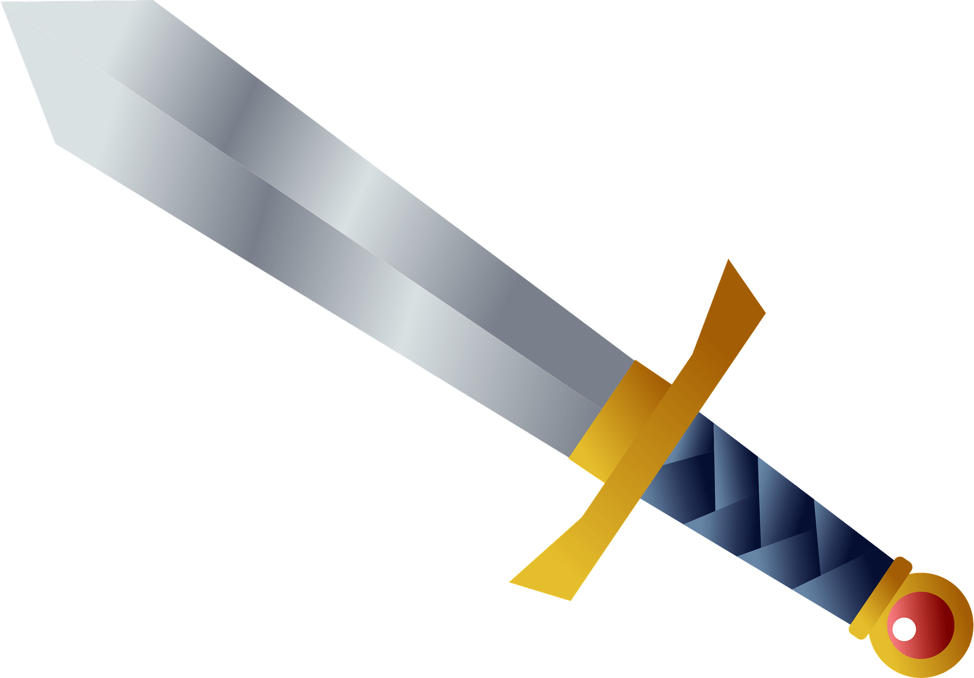 Sword Clipart (1920x1337), Png Download