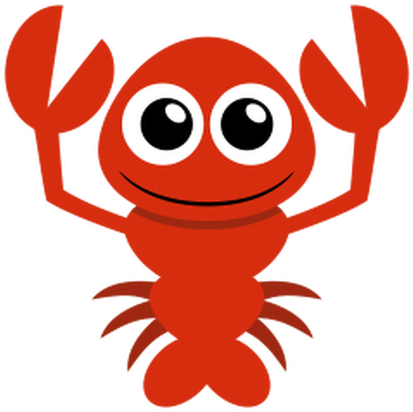 Lobster Clip Art Openclipart Drawing Vector Graphics - Werewolf Clipart Cute - Png Download (640x640), Png Download