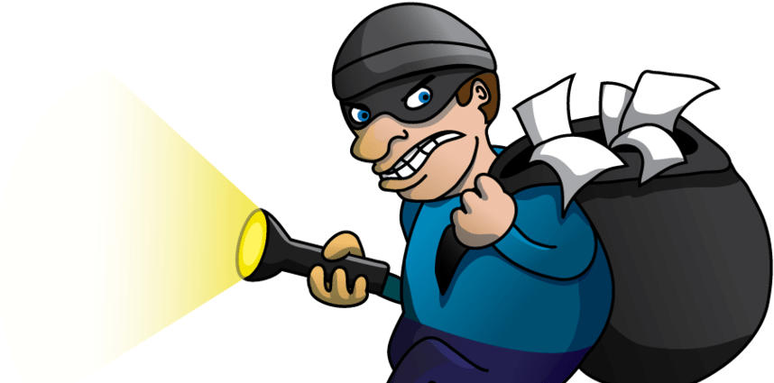Thief Png Clipart (958x445), Png Download