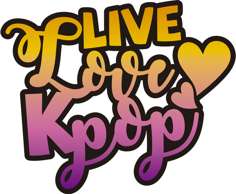 Live, Love Kpop Pop Music Decal - Kpop Scritta Clipart (800x657), Png Download