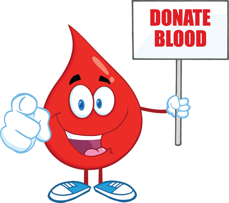 Blood Drive Clipart Png , Png Download - Clipart Of Blood Donation Transparent Png (800x709), Png Download