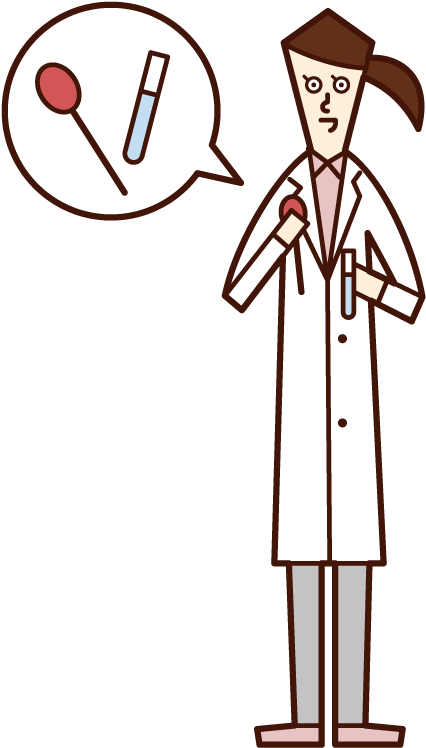 Illustration Of A Clinical Laboratory Technician - Medical Laboratory Scientist Clipart (607x849), Png Download