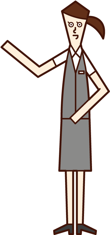 Illustration Of A Medical Clerk And Medical Secretary - フリー グランド スタッフ イラスト Clipart (607x888), Png Download