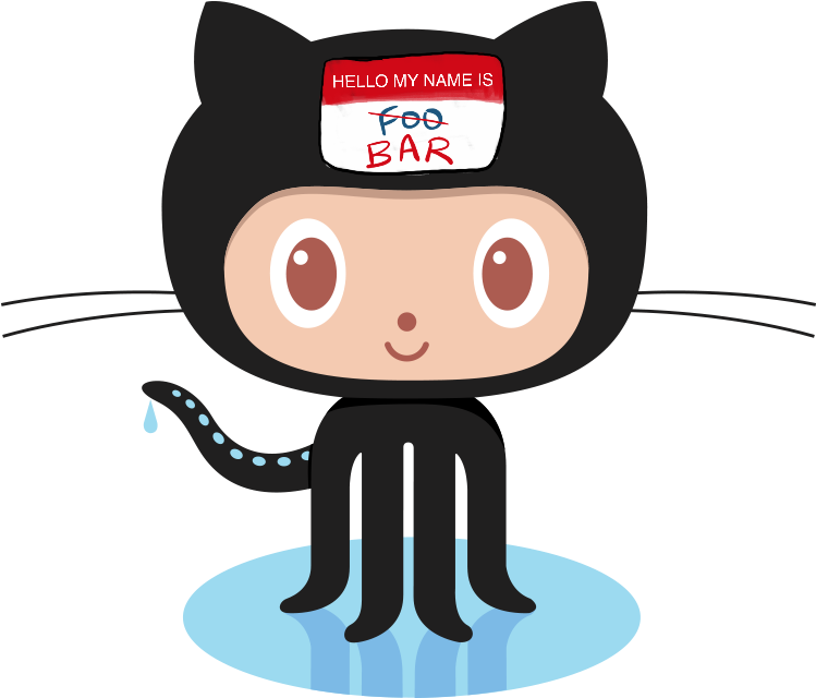 A Quick Guide To Changing Your Github Username"
 Onerror="this - Github Octocat Clipart (1117x734), Png Download