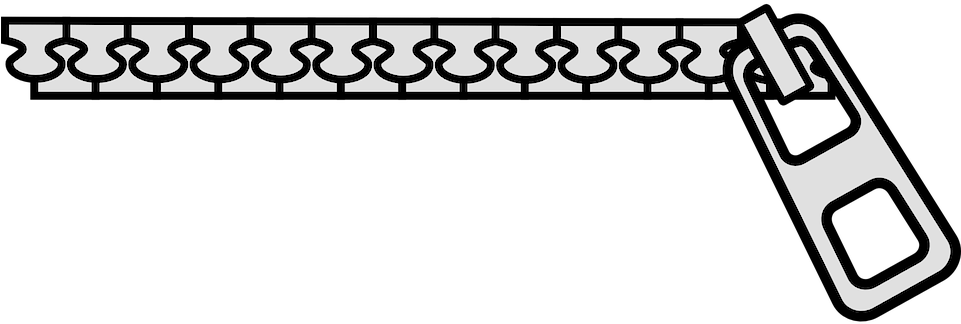 Zipper Clipart Eps - Mouth Zipper Png Transparent Png (960x480), Png Download