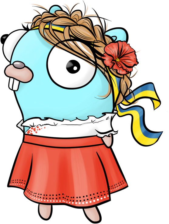 Gopher Girl - Cartoon Clipart (960x960), Png Download