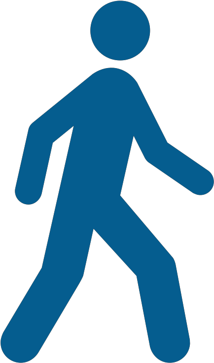 Pedestrian Svg Clip Arts - Stick Figure Shopping Clipart - Png Download (1024x1024), Png Download
