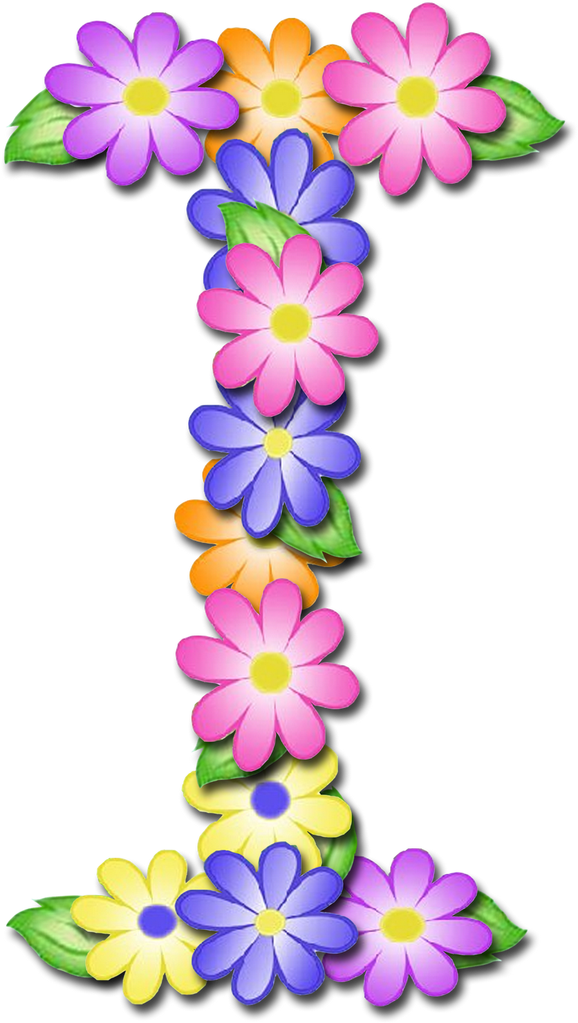 Flower Clipart Letter - Png Download (1600x1542), Png Download