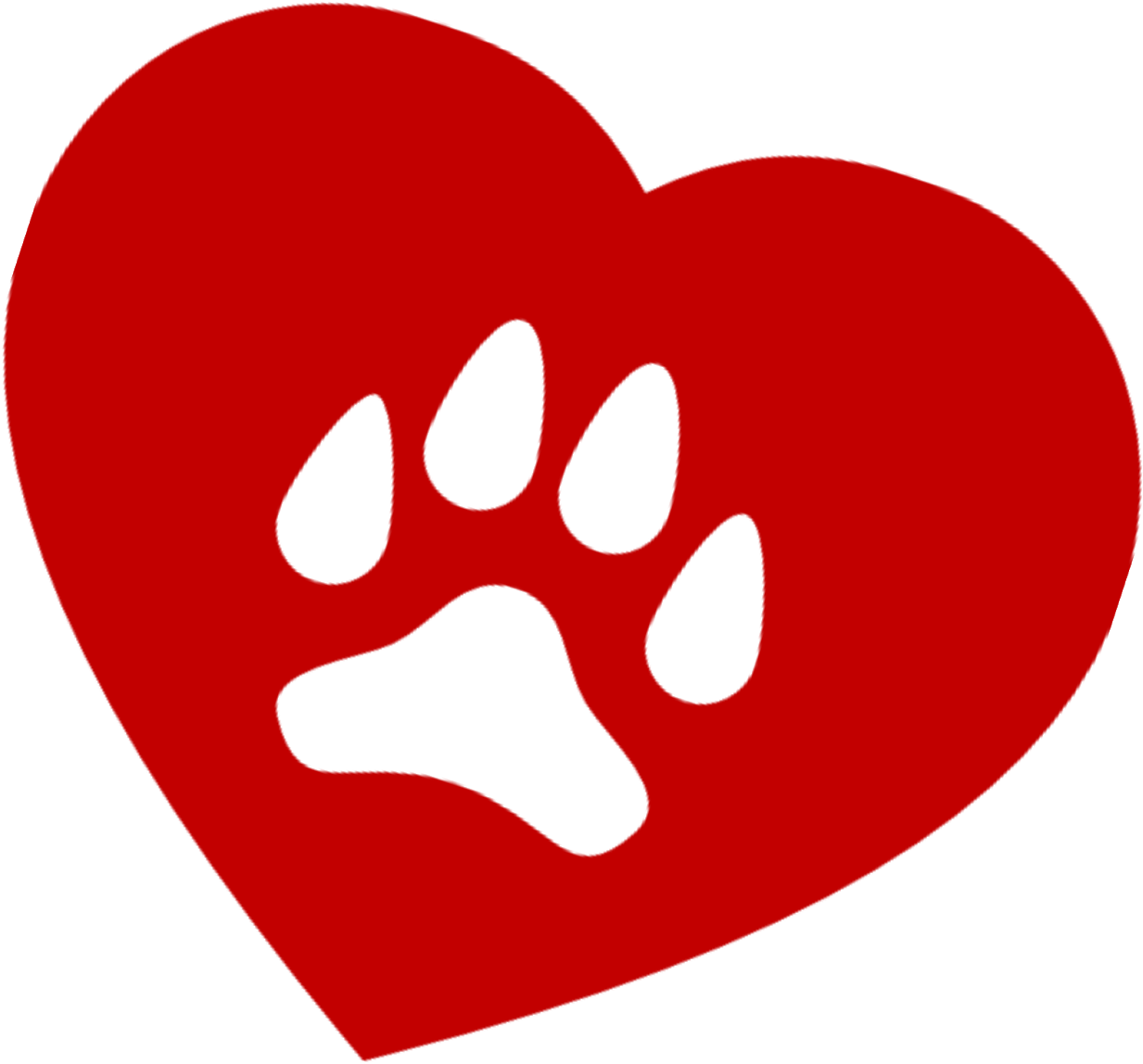 Heart Paw Png Clipart (1600x1600), Png Download