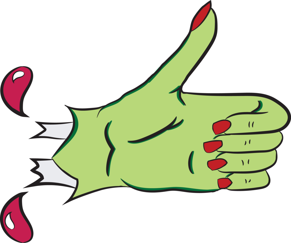 Finger Clipart Short Nail - Png Download (977x817), Png Download
