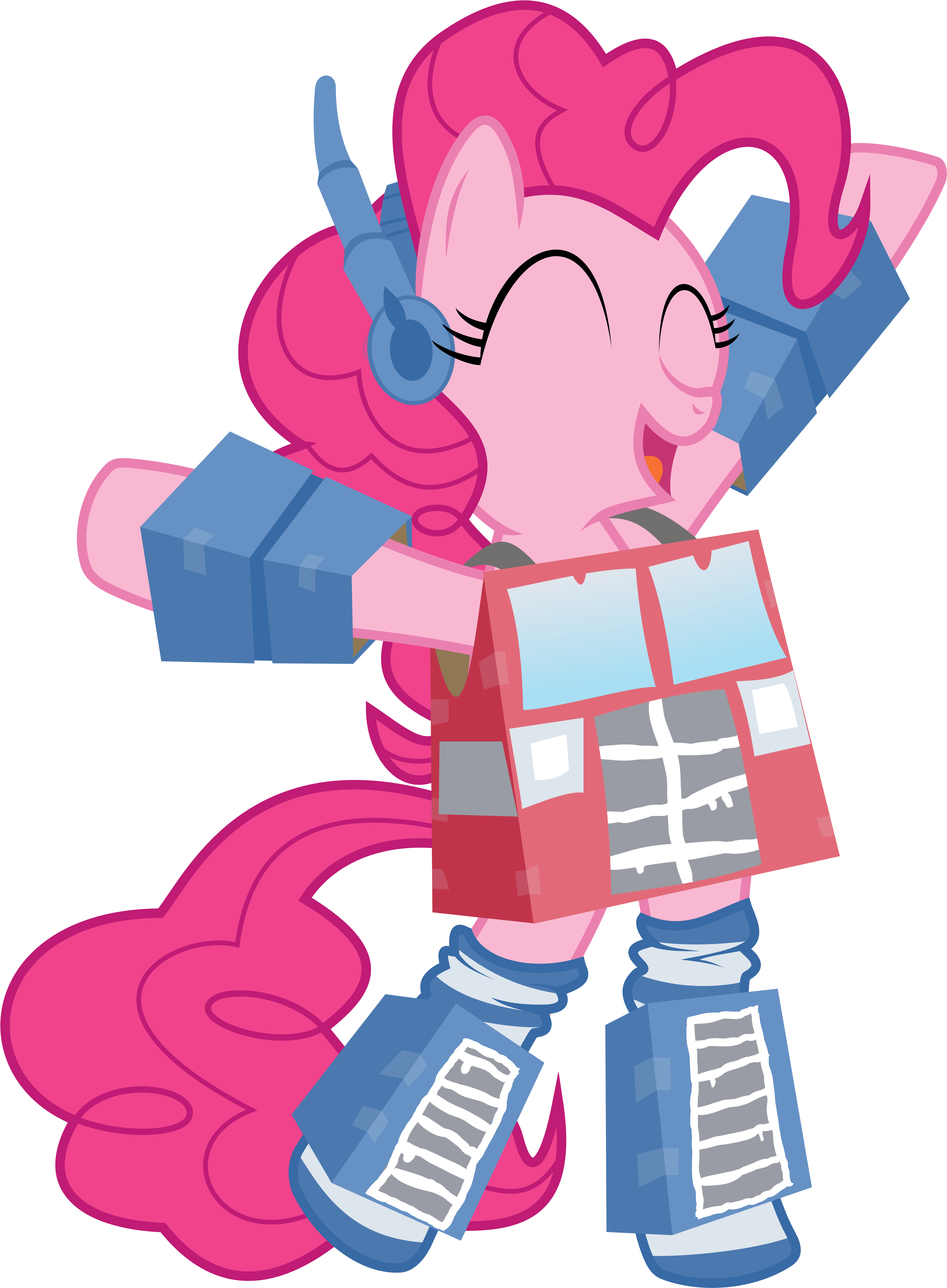Pinkie Pie Rarity Optimus Prime Pony Pink Red Fictional - Pinkie Pie Optimus Prime Clipart (4430x6000), Png Download