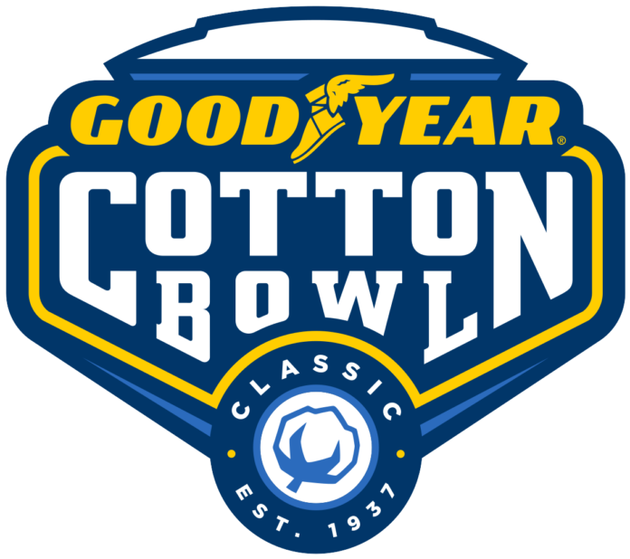 2018 Cotton Bowl Preview - Goodyear Cotton Bowl Classic Clipart (696x618), Png Download
