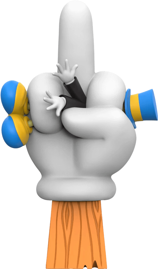 Mighty Jaxx Trust No One Clipart (1000x1000), Png Download