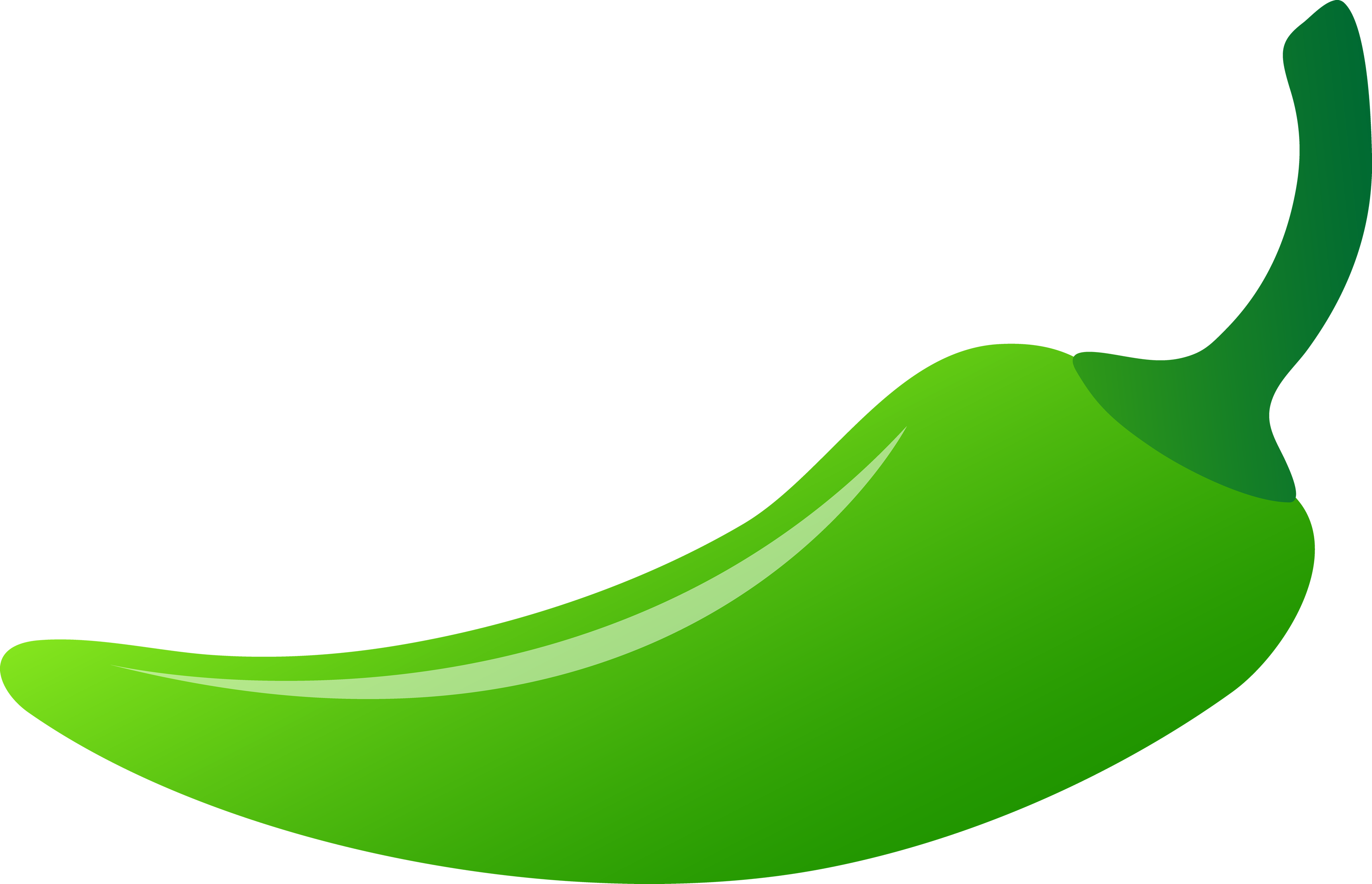 Green Pepper Png Image - Green Chili Pepper Clipart Transparent Png (1280x826), Png Download